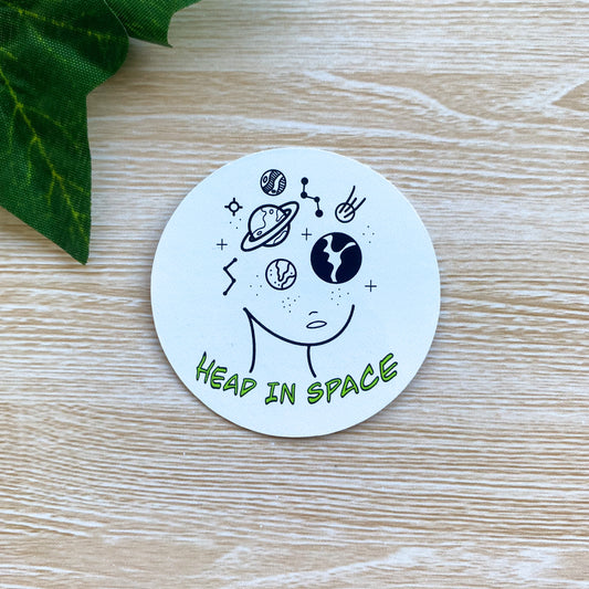 Head in Space Sticker