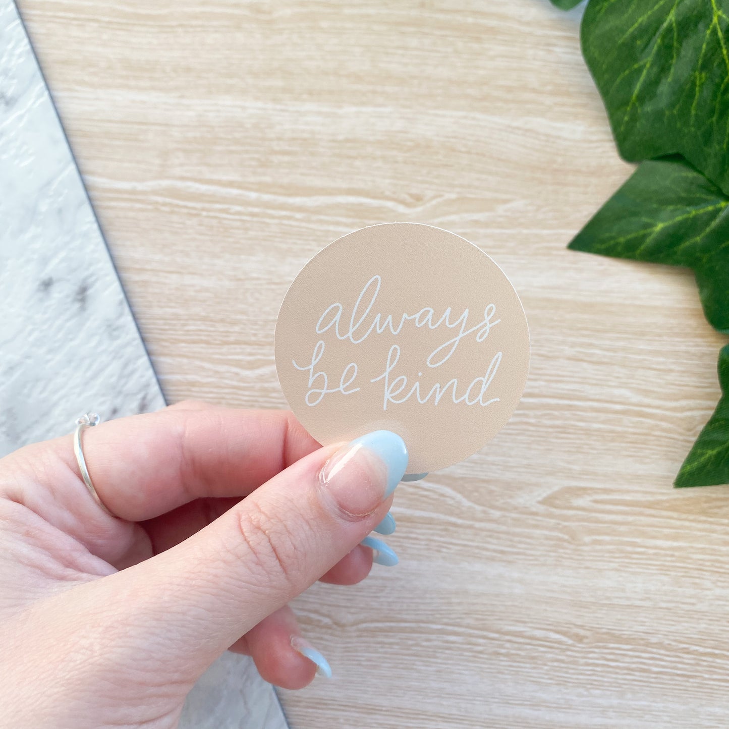 Always Be Kind Sticker (Cream)