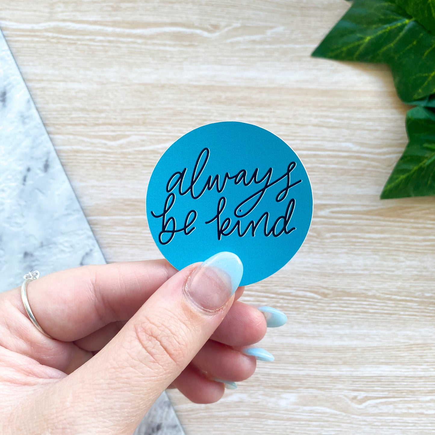 Always Be Kind Sticker (Teal)