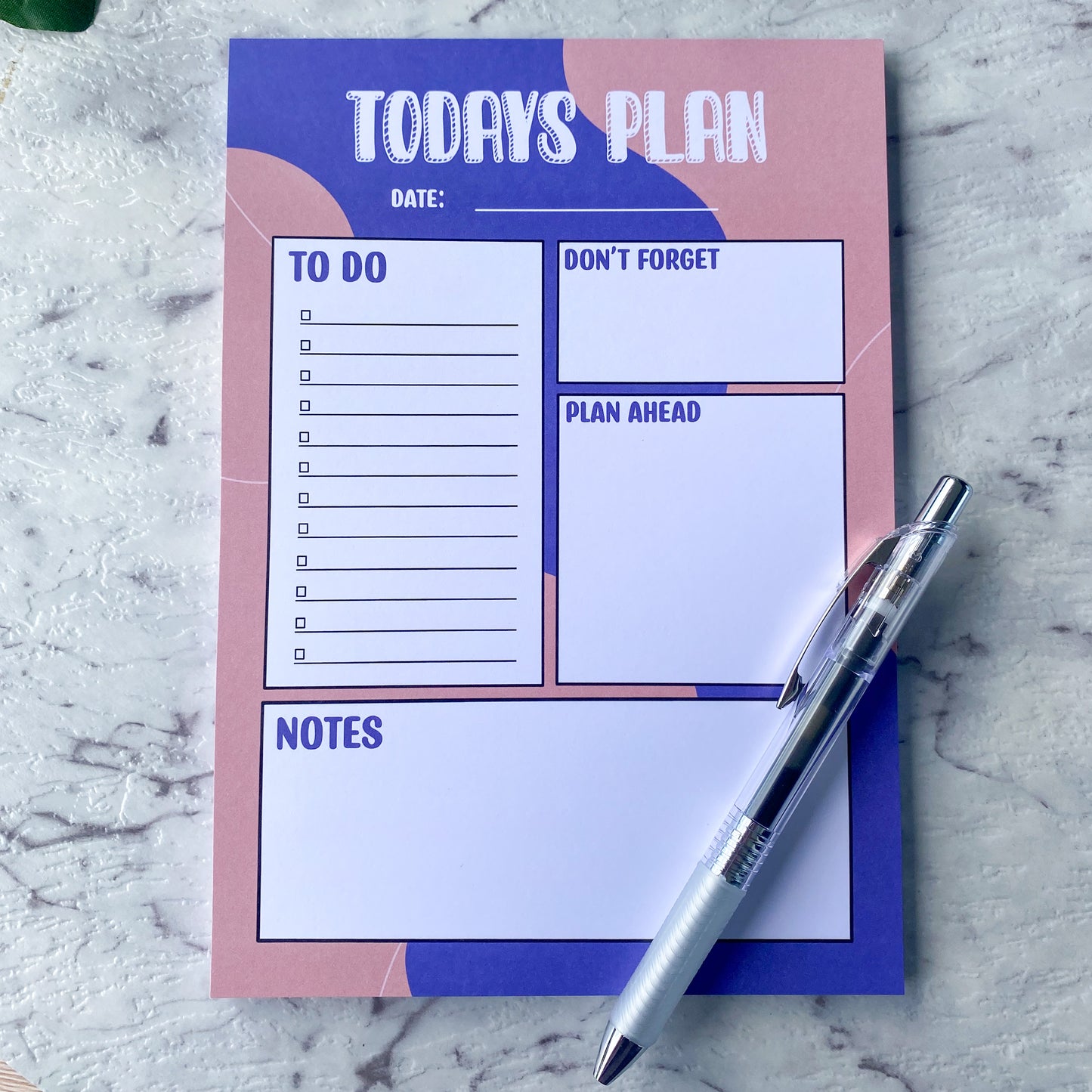 Daily Planner Notepad