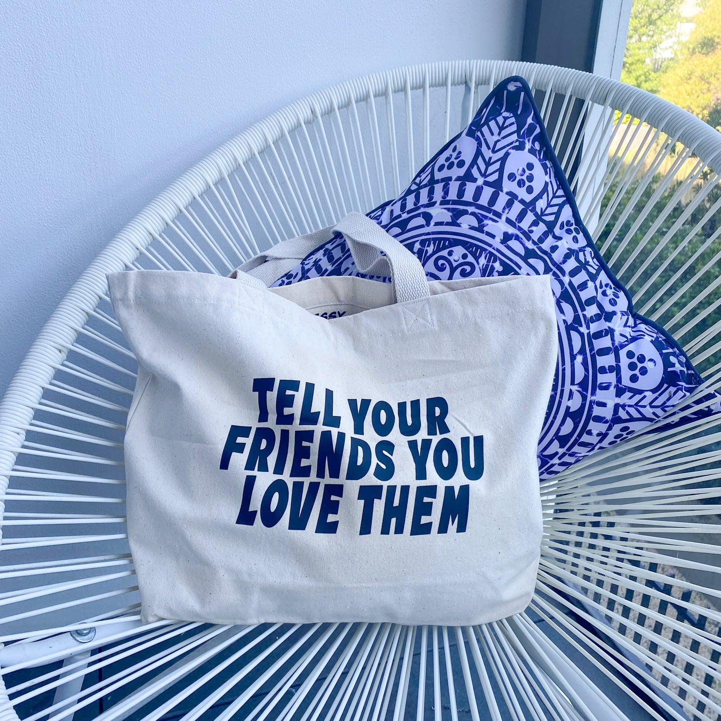 Tell Your Friends Tote Bag